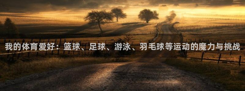 JJB竞技宝官网下载注册：我的体育爱好：篮球、足球、