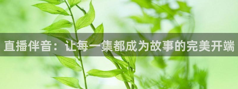 松鼠体育在线直播下载：直播伴音：让每一集都成为故事的完美开端
